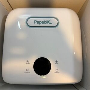 Papablic Baby Bottle‎ Sterilizer and Dryer Hospital Strength White